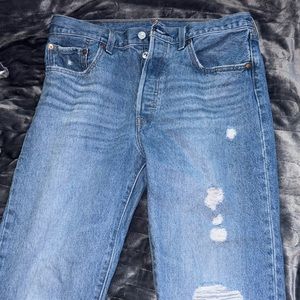 levi blue jean 501s